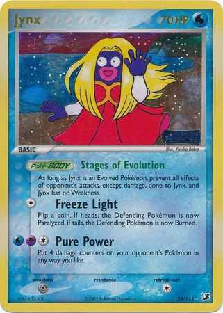 Jynx - 28/115 - Rare - Reverse Holo available at 401 Games Canada