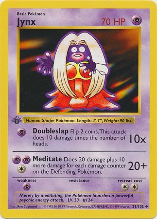 Jynx - 31/102 - Uncommon - 1st Edition available at 401 Games Canada