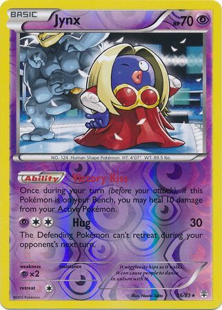 Jynx - 36/83 - Rare - Reverse Holo available at 401 Games Canada