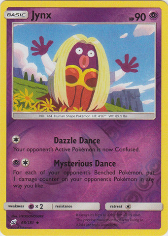 Jynx - 68/181 - Uncommon - Reverse Holo available at 401 Games Canada