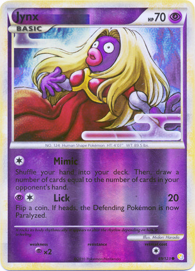 Jynx - 69/123 - Common - Reverse Holo available at 401 Games Canada