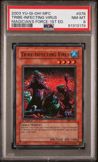 TRIBE-INFECTING VIRUS (076) - YUGIOH MFC-MAGICIAN'S FORCE - MAGICIAN'S FORCE-1ST ED. - NM-MT 8
