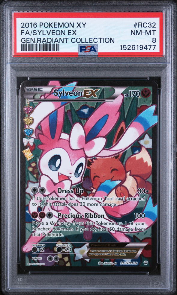 SYLVEON EX (RC32) - POKEMON XY GENERATIONS RADIANT COLLECTION - GEN.RADIANT COLLECTION - FULL ART - NM-MT 8