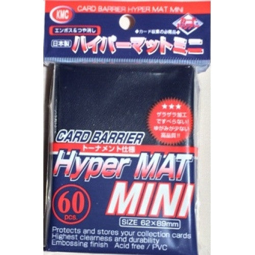 KMC Card Barrier - 60ct Small / Yu Gi Oh Hyper Mat Sleeves - Blue available at 401 Games Canada