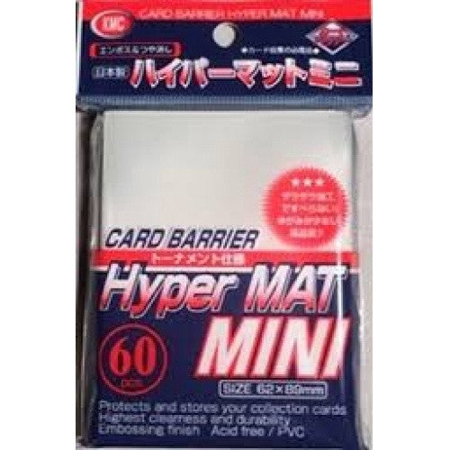 KMC Card Barrier - 60ct Small / Yu Gi Oh Hyper Mat Sleeves - Clear available at 401 Games Canada