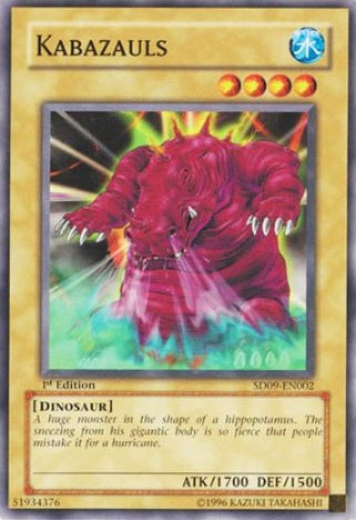Kabazauls - SD09-EN002 - Common - 1st Edition available at 401 Games Canada