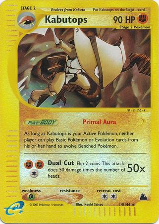 Kabutops - 14/144 - Rare - Reverse Holo available at 401 Games Canada