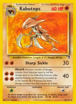 Kabutops - 27/110 - Rare available at 401 Games Canada