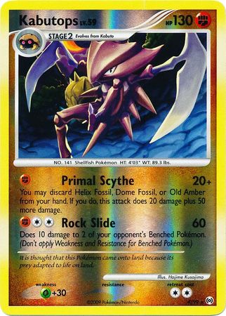 Kabutops - 4/99 - Holo Rare - Reverse Holo available at 401 Games Canada