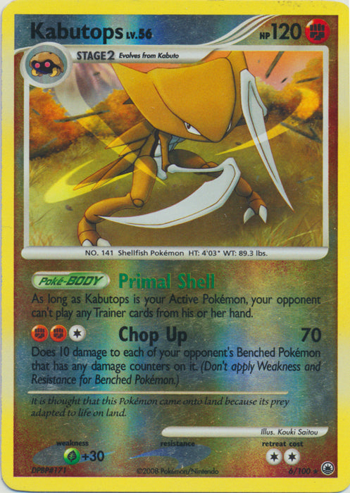 Kabutops - 6/100 - Holo Rare - Reverse Holo available at 401 Games Canada