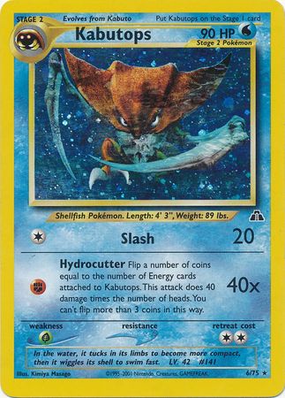 Kabutops - 6/75 - Holo - Unlimited available at 401 Games Canada