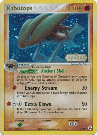 Kabutops - 7/92 - Holo Rare - Reverse Holo available at 401 Games Canada