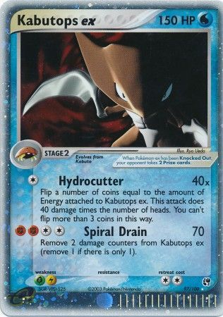 Kabutops ex - 97/100 - Ultra Rare available at 401 Games Canada