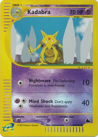 Kadabra - 69/144 - Common - Reverse Holo available at 401 Games Canada