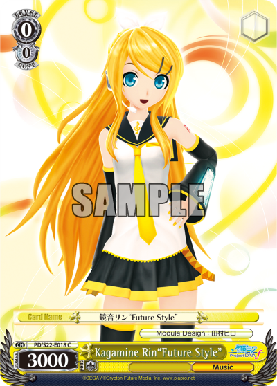 Kagamine Rin"Future Style" - PD/S22-E018 - Common available at 401 Games Canada