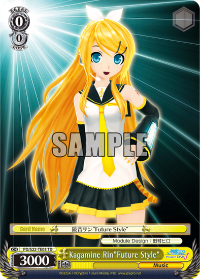 Kagamine Rin"Future Style" - PD/S22-TE03 - Trial Deck available at 401 Games Canada