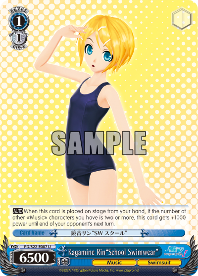 Kagamine Rin"School Swimwear" - PD/S22-E087 - Uncommon available at 401 Games Canada