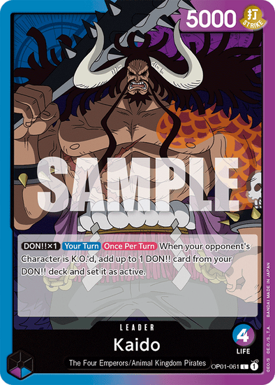 Kaido - OP01-061 - Leader available at 401 Games Canada