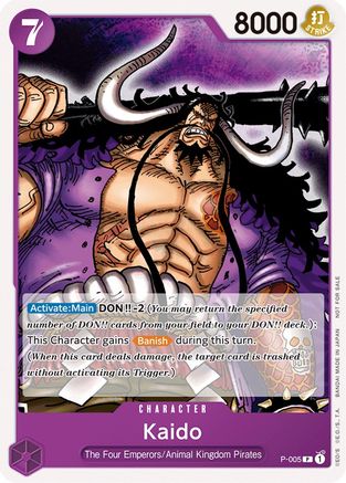 Kaido (Promotion Pack 2022) - P-005 - Promo available at 401 Games Canada