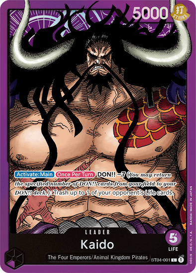 Kaido - ST04-001 - Leader available at 401 Games Canada