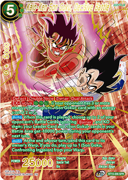 Kaio-Ken Son Goku, Decisive Battle - BT15-066 - Special Rare (SPR) available at 401 Games Canada