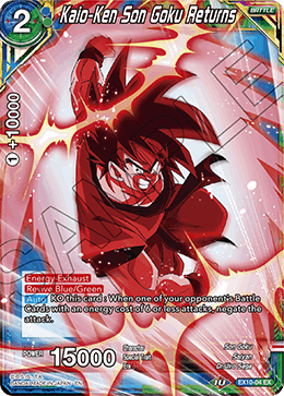 Kaio-Ken Son Goku Returns - EX10-04 - Expansion Rare available at 401 Games Canada