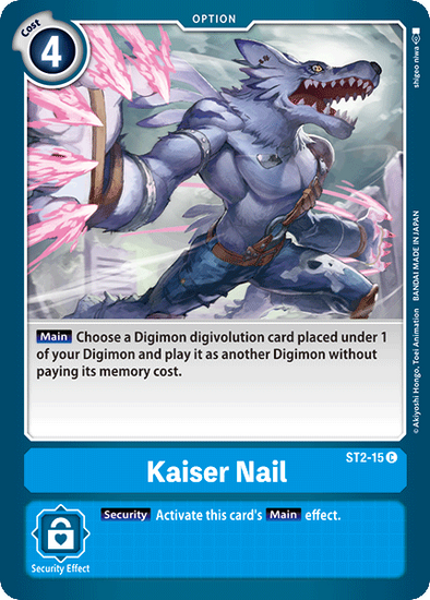 Kaiser Nail - ST2-15 - Common available at 401 Games Canada