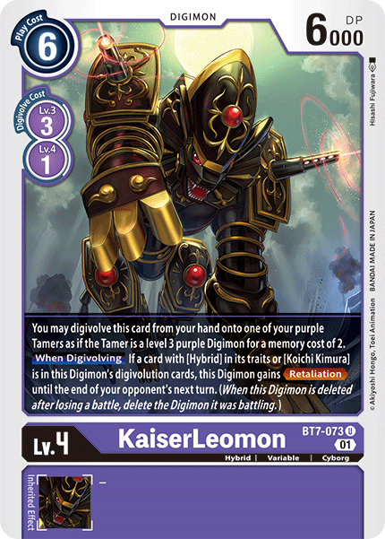 KaiserLeomon - BT7-073 - Uncommon available at 401 Games Canada