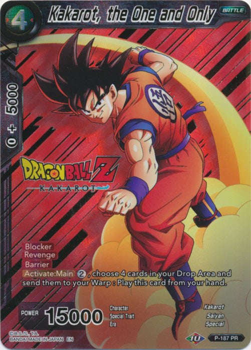 Kakarot, the One and Only - P-187 - Promo available at 401 Games Canada