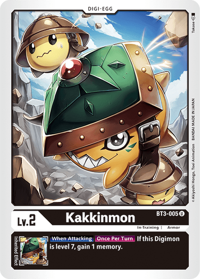 Kakkinmon - BT3-005 - Uncommon available at 401 Games Canada