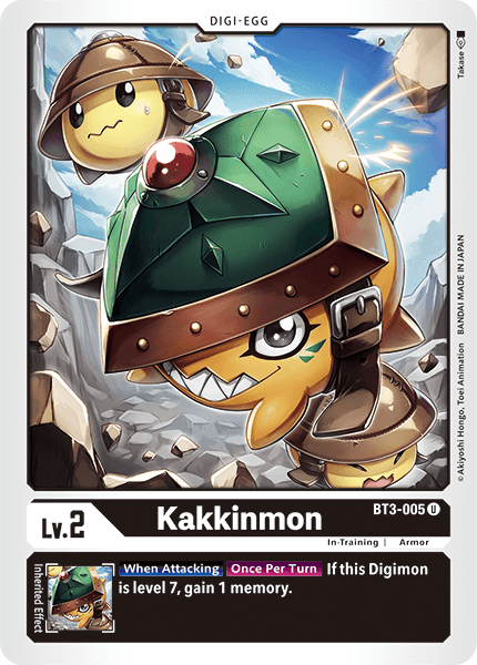 Kakkinmon - BT3-005 - Uncommon available at 401 Games Canada