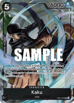 Kaku (Alternate Art) - OP03-080 - Super Rare available at 401 Games Canada