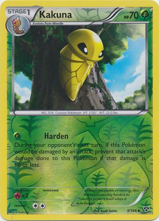 Kakuna - 4/146 - Uncommon - Reverse Holo available at 401 Games Canada