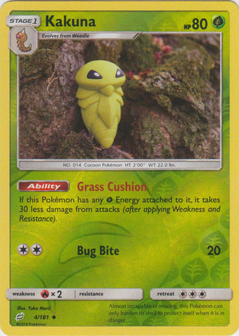 Kakuna - 4/181 - Uncommon - Reverse Holo available at 401 Games Canada