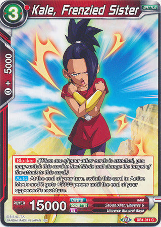 Kale, Frenzied Sister - DB1-011 - Common available at 401 Games Canada