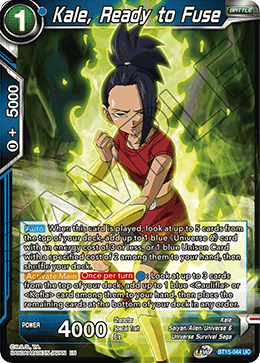 Kale, Ready to Fuse - BT15-044 - Uncommon available at 401 Games Canada