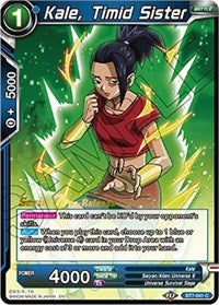 Kale, Timid Sister - BT7-041 - Promo (Series 7 Pre-Release) available at 401 Games Canada