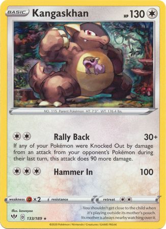 Kangaskhan - 133/189 - Rare - Theme Deck Exclusive available at 401 Games Canada