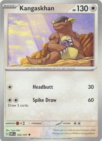 Kangaskhan - 165/197 - Uncommon available at 401 Games Canada