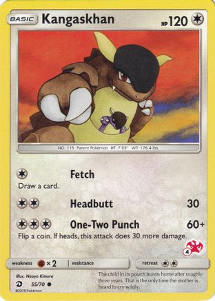 Kangaskhan (#4 Charizard Stamped) - 055/070 - Promo available at 401 Games Canada