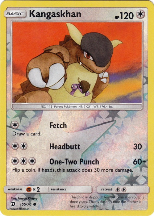 Kangaskhan - 55/70 - Common - Reverse Holo available at 401 Games Canada
