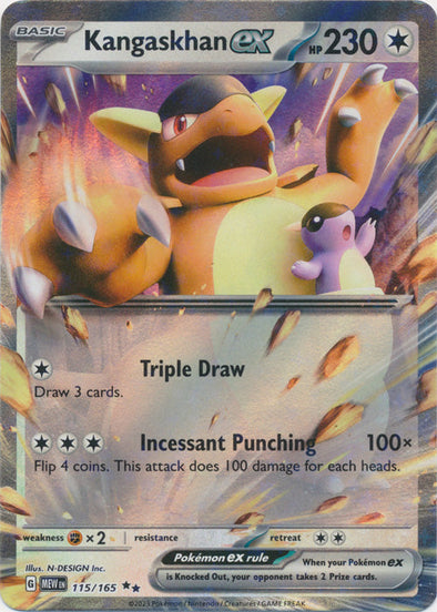 Kangaskhan ex - 115/165 - Double Rare available at 401 Games Canada