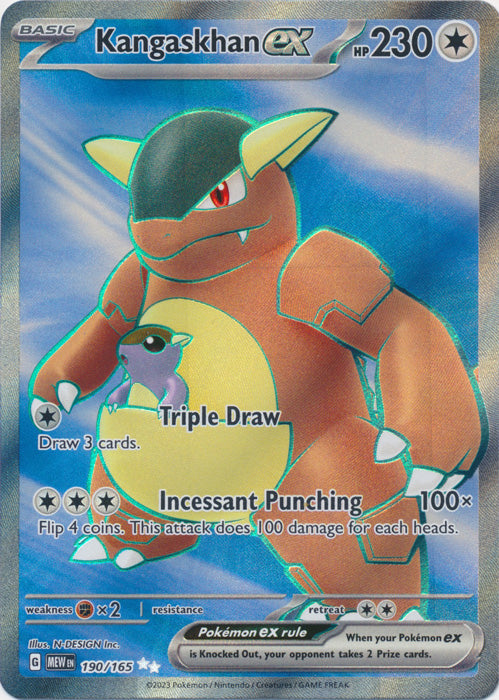 Kangaskhan ex - 190/165 - Full Art Ultra Rare available at 401 Games Canada