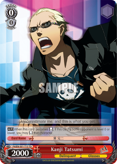 Kanji Tatsumi - P4/EN-S01-T13 - Trial Deck available at 401 Games Canada