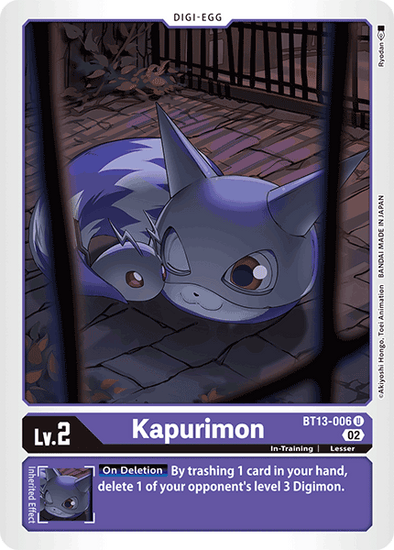 Kapurimon - BT13-006 - Uncommon available at 401 Games Canada