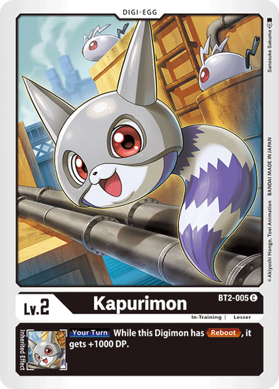 Kapurimon - BT2-005 - Common available at 401 Games Canada