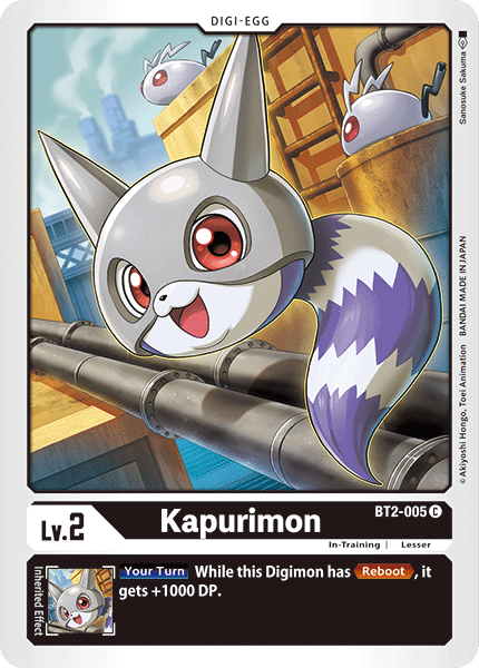 Kapurimon - BT2-005 - Common available at 401 Games Canada