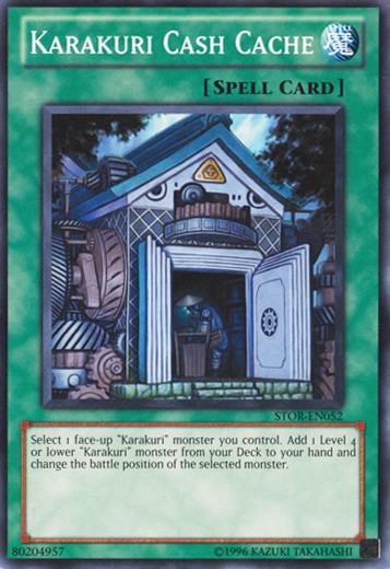 Karakuri Cash Cache - STOR-EN052 - Common - Unlimited available at 401 Games Canada