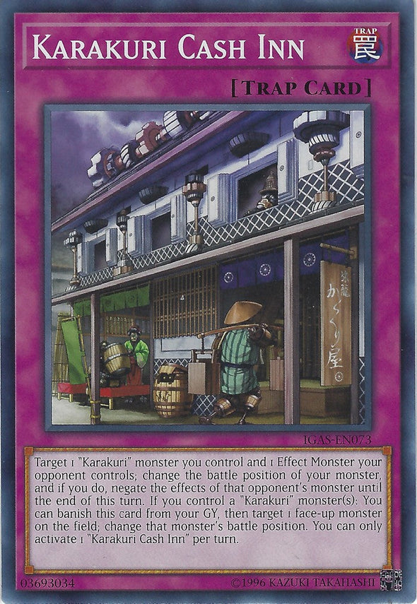 Karakuri Cash Inn - IGAS-EN073 - Common - Unlimited available at 401 Games Canada