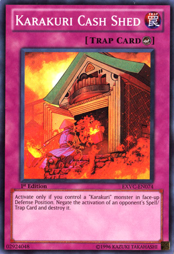 Karakuri Cash Shed - EXVC-EN074 - Super Rare - 1st Edition available at 401 Games Canada